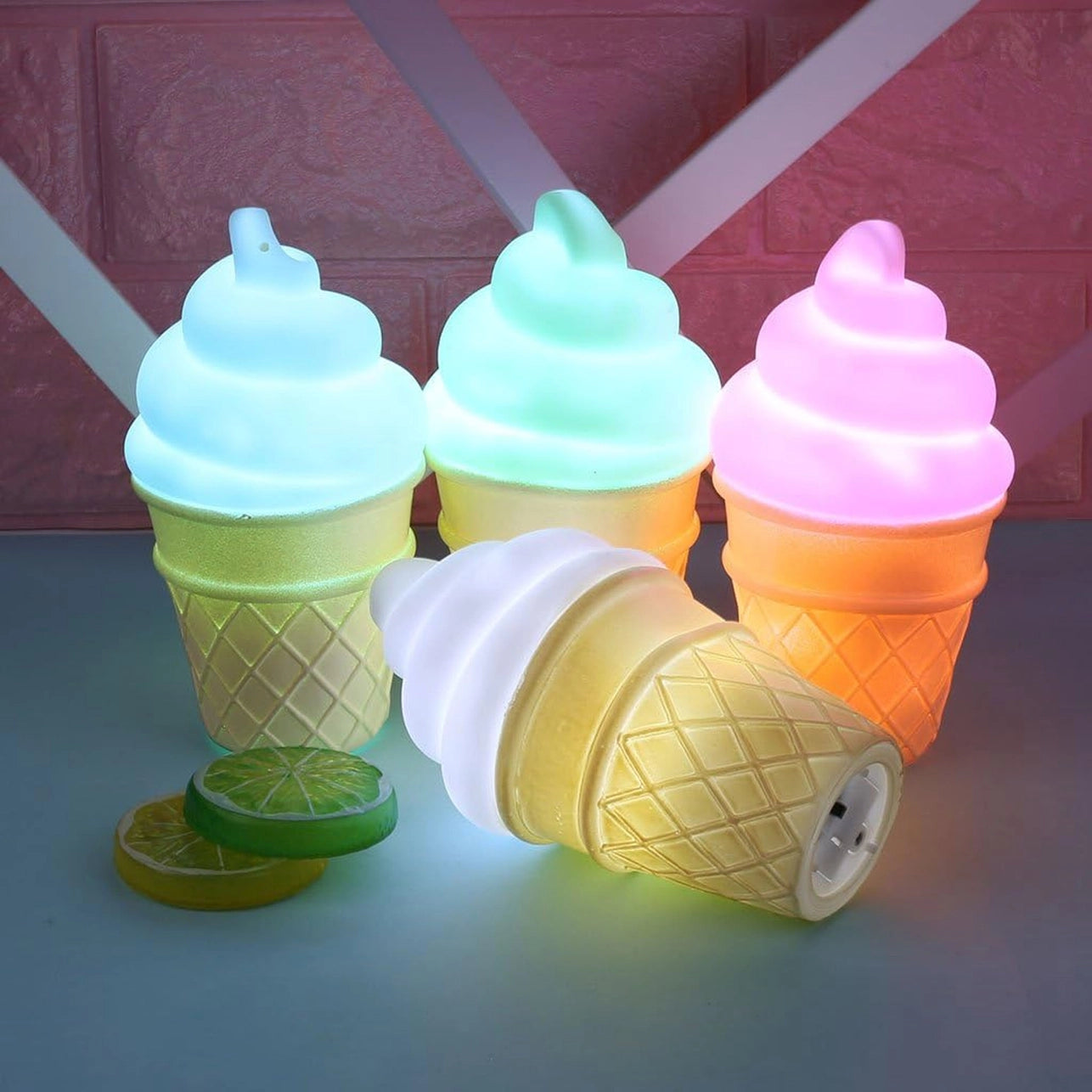 Ice Cream Cone Shaped Night Light