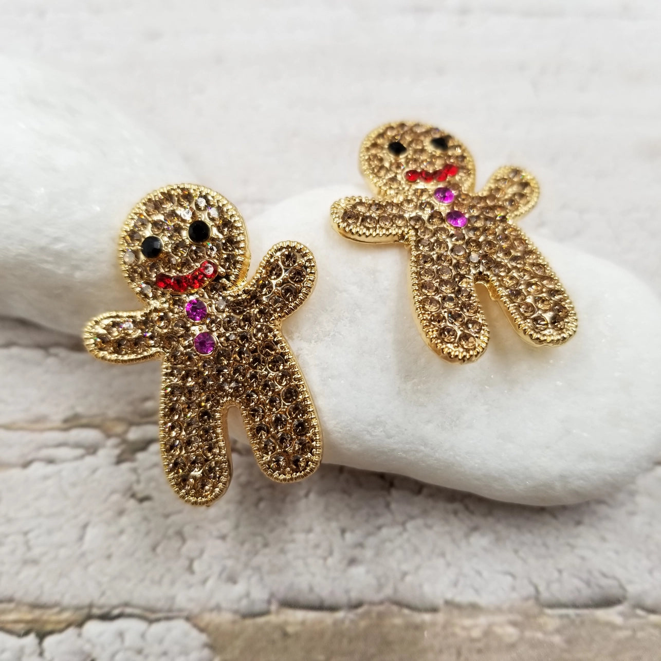 Christmas Gingerbread earrings