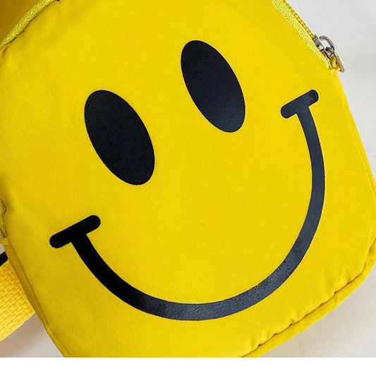 Bright Happy Face Cross Body Bag